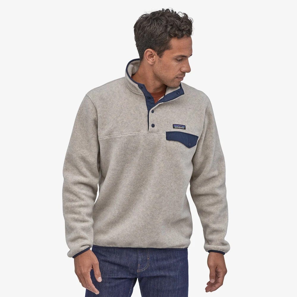 Patagonia Snap T Synchilla Fleece Beige/Brown from Patagonia