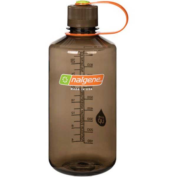 Nalgene Narrow Mouth Water Bottle with Round Loop Top, 16 oz