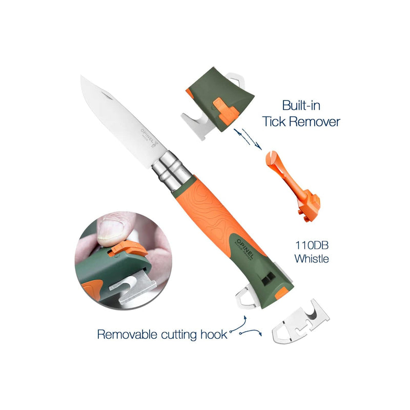 Load image into Gallery viewer, Opinel No.12 Explore Folding Knife with Tick Remover
