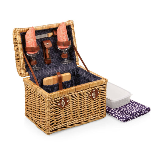 Napa Wine & Cheese Picnic Basket by Picnic Time Family of Brands