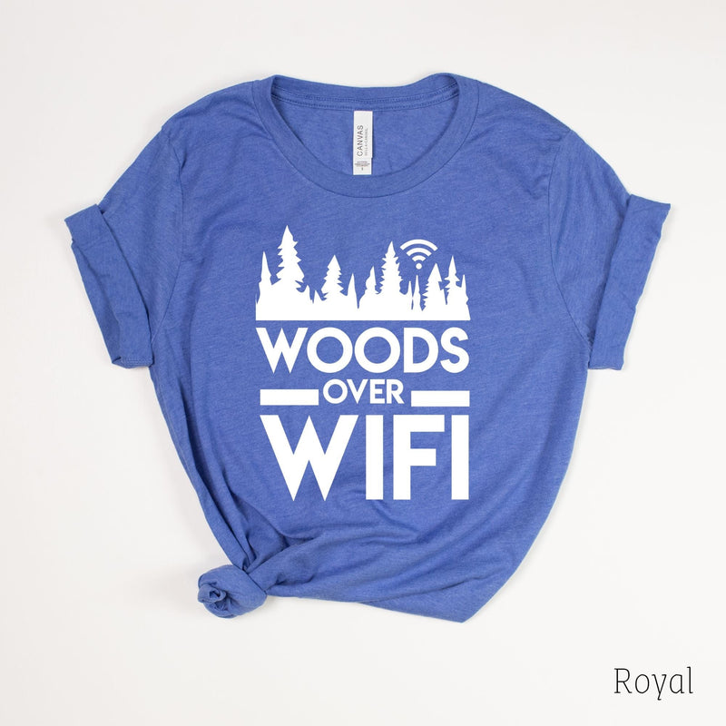 Load image into Gallery viewer, Woods Over Wifi T-Shirt for Women *UNISEX FIT* by 208 Tees
