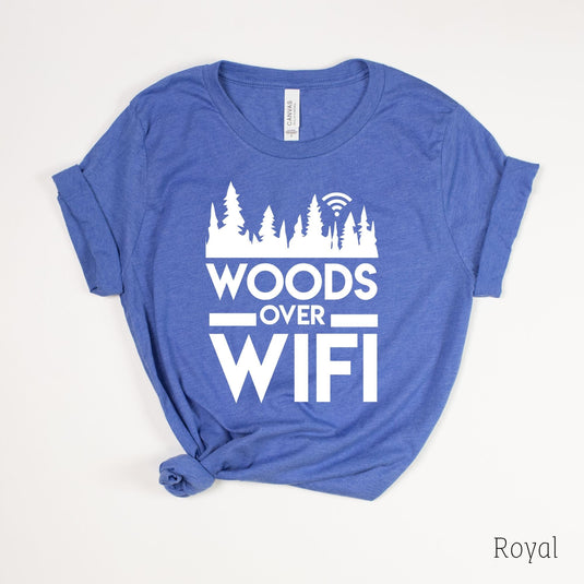 Woods Over Wifi T-Shirt for Women *UNISEX FIT* by 208 Tees