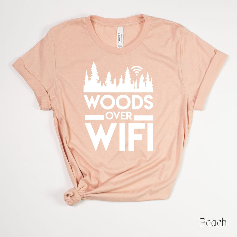 Load image into Gallery viewer, Woods Over Wifi T-Shirt for Women *UNISEX FIT* by 208 Tees
