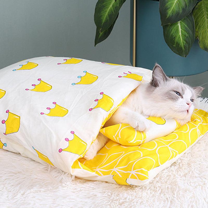 Load image into Gallery viewer, Cozy Cave Cat Bed by Dog Hugs Cat
