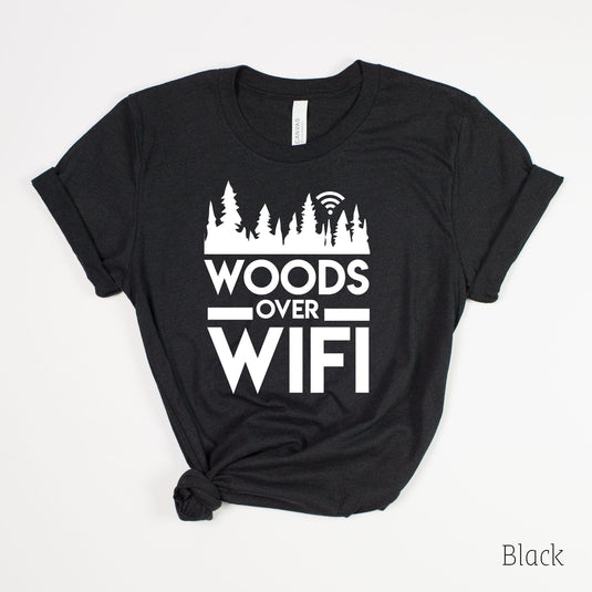 Woods Over Wifi T-Shirt for Women *UNISEX FIT* by 208 Tees