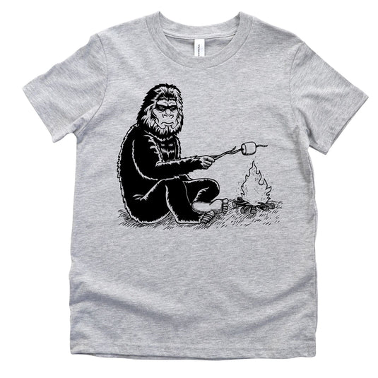 Bigfoot Smore Youth T-Shirt by 208 Tees