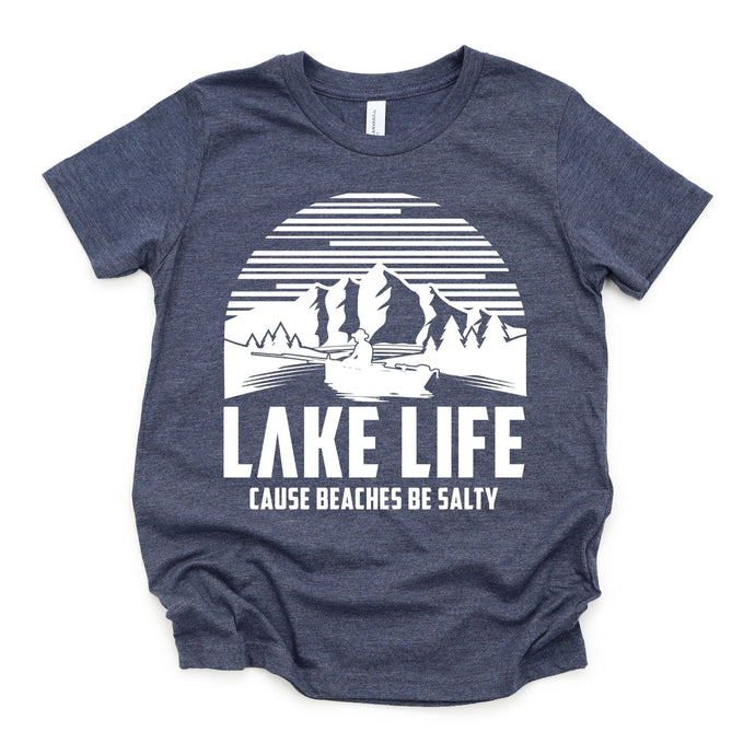 Funny Lake Life Youth T-Shirt by 208 Tees