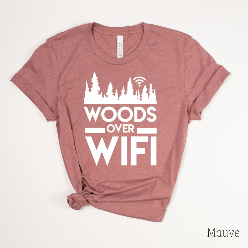 Load image into Gallery viewer, Woods Over Wifi T-Shirt for Women *UNISEX FIT* by 208 Tees
