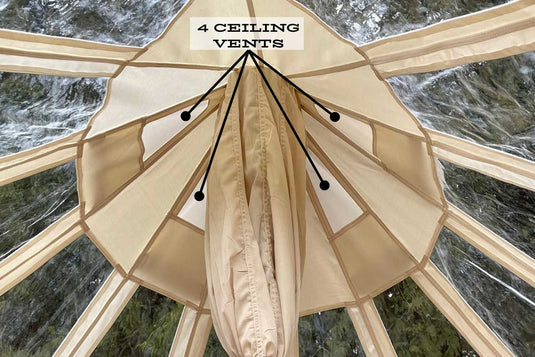 Life inTents 13' (4M) Stella™ Stargazing Canvas Tent