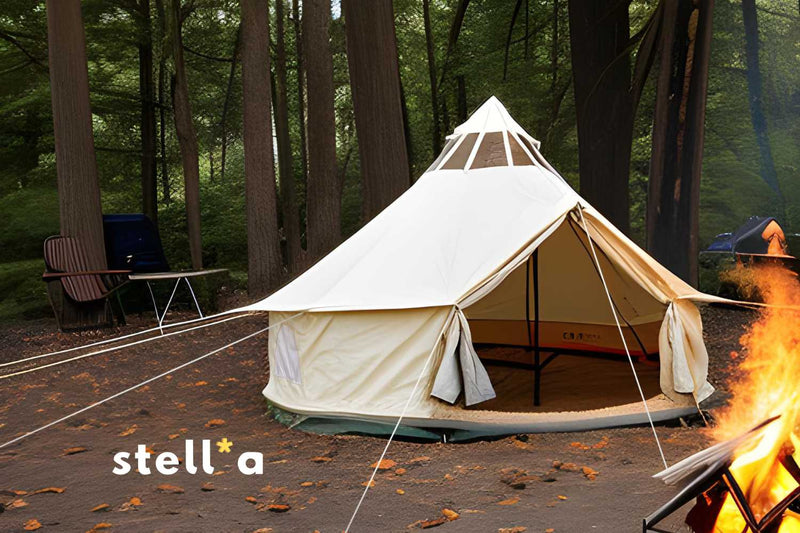 Load image into Gallery viewer, Life inTents 13&#39; (4M) Stella™ Stargazing Canvas Tent
