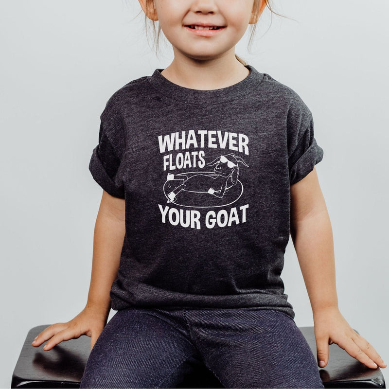 Load image into Gallery viewer, Whatever Floats Your Goat Toddler TShirt by 208 Tees
