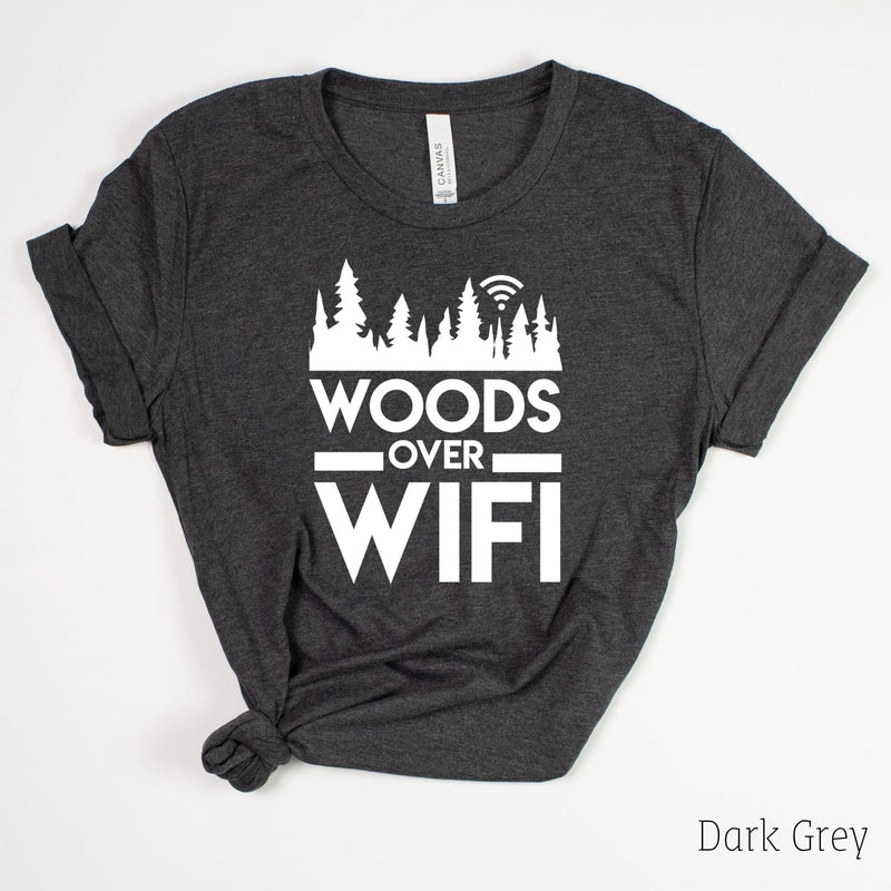 Load image into Gallery viewer, Woods Over Wifi T-Shirt for Women *UNISEX FIT* by 208 Tees
