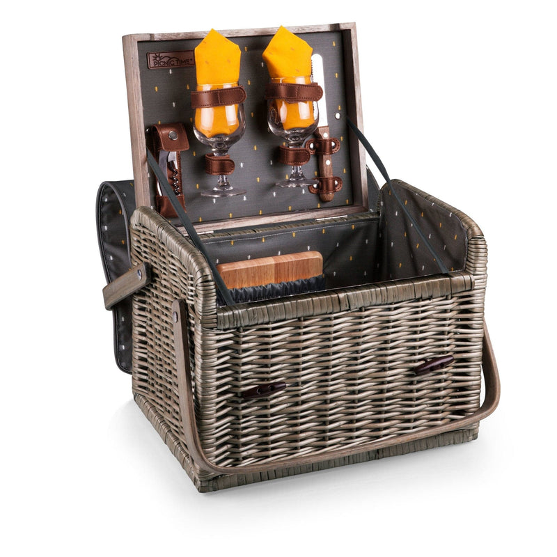 Load image into Gallery viewer, Kabrio Wine &amp; Cheese Picnic Basket by Picnic Time Family of Brands
