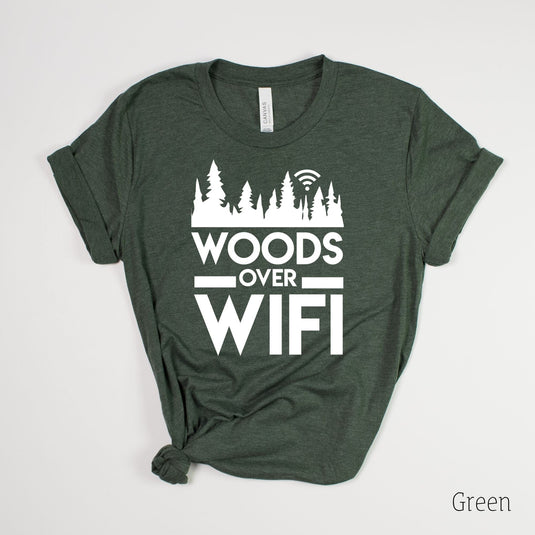 Woods Over Wifi T-Shirt for Women *UNISEX FIT* by 208 Tees