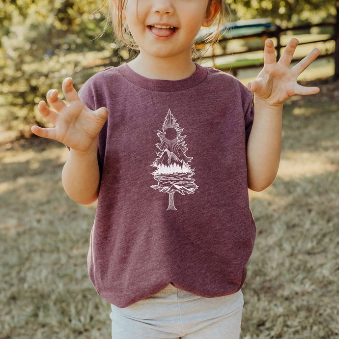 Lone Pine Toddler TShirt by 208 Tees