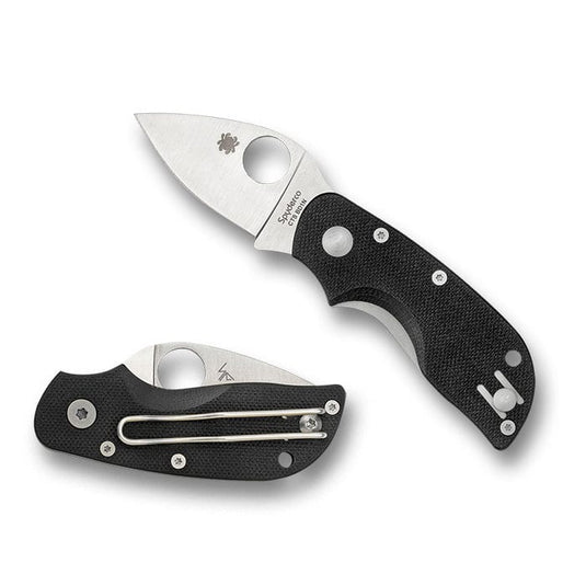 Spyderco Chicago Black G-10 Plain Edge