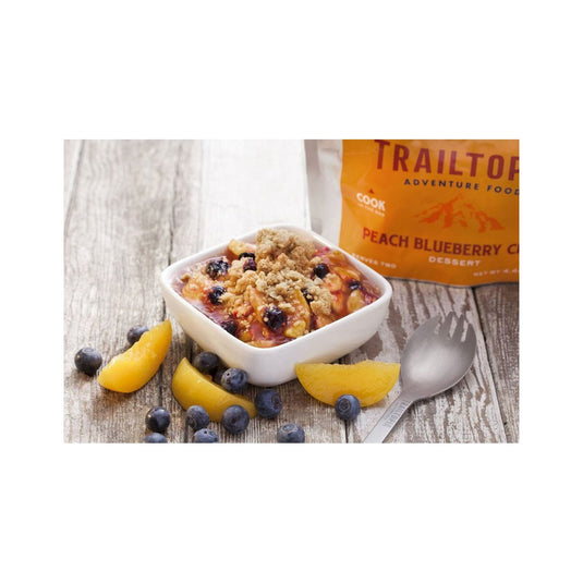 Trailtopia Adventure Food Peach Blueberry Crisp  - GF