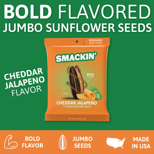 CHEDDAR JALAPEÑO by SMACKIN' Sunflower Seeds