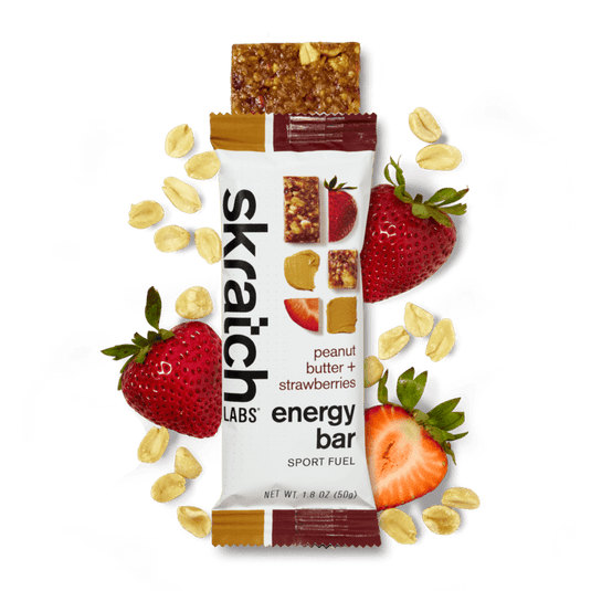 Skratch Labs Energy Bar Sport Fuel Peanut Butter + Strawberries Energy Bar