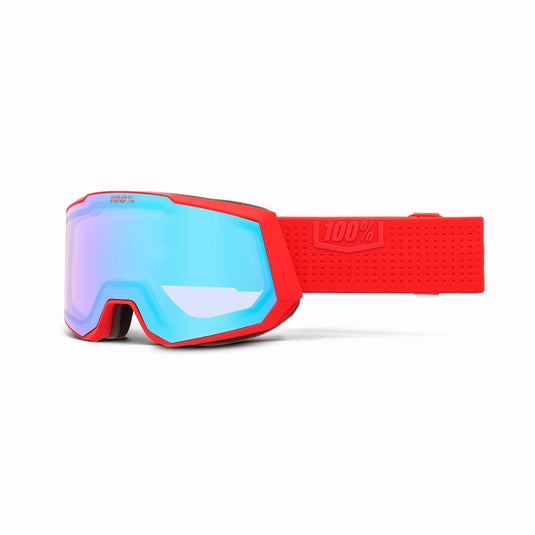 100% SNOWCRAFT XL HiPER Goggle Hiboo - Mirror Dark Red Lens