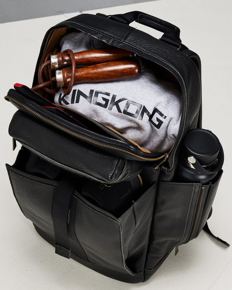 Load image into Gallery viewer, Heritage Leather Backpack By King Kong Apparel
