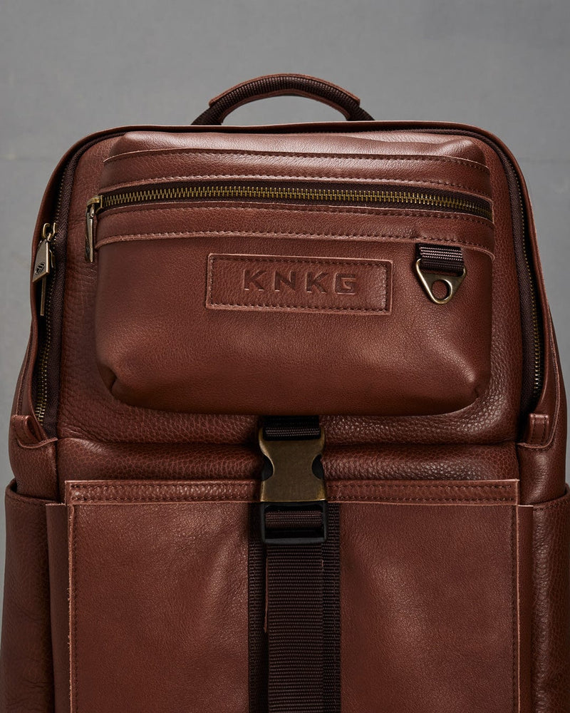 Load image into Gallery viewer, Heritage Leather Backpack By King Kong Apparel
