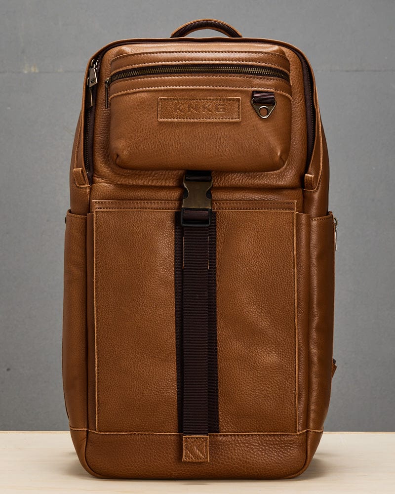 Load image into Gallery viewer, Heritage Leather Backpack By King Kong Apparel
