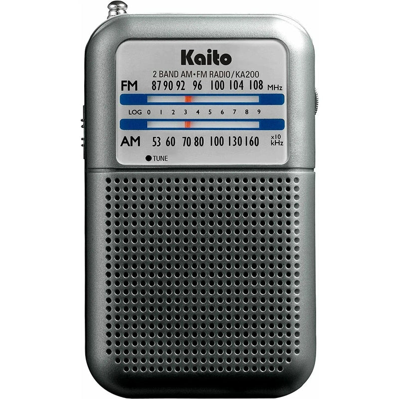 Load image into Gallery viewer, Kaito KA200 Pocket AM/FM Radio Receiver Sliver
