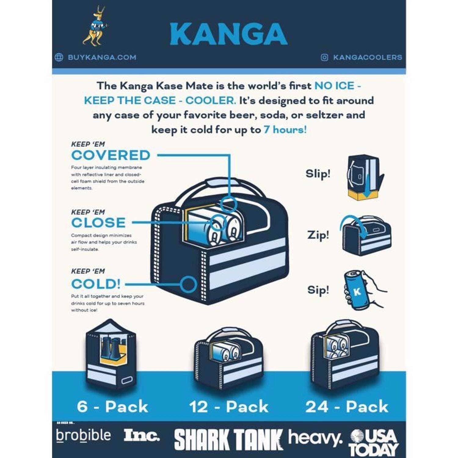 Kanga Sunset 12-Pack Kase Mate Cooler – Campmor