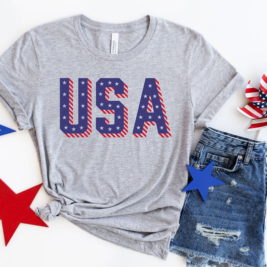 USA T Shirt for 4th Of July *UNISEX FIT* by 208 Tees