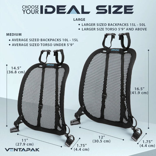 VentaPak - Backpack Comfort Accessory   Lightweight <12 OZ by VENTAPAK