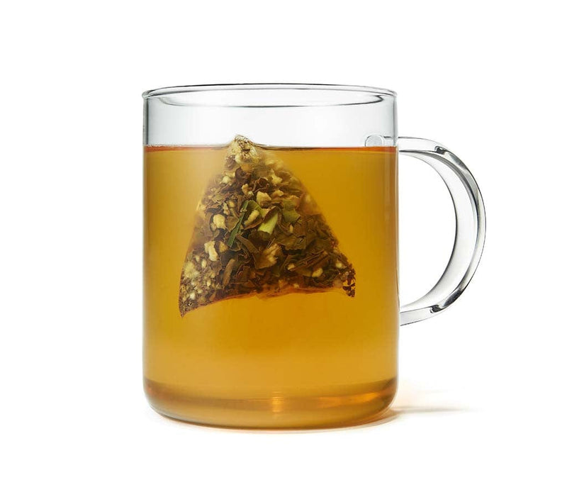 Load image into Gallery viewer, Organic Lemon Ginger Oolong Tea, Full Leaf, in Pyramid Tea Bags by Paromi Tea
