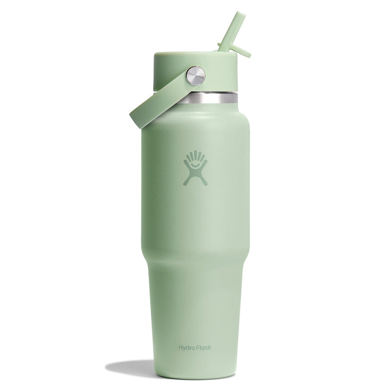 Load image into Gallery viewer, Hydro Flask 32 oz Wide Mouth Travel Bottle with Flex Straw Cap
