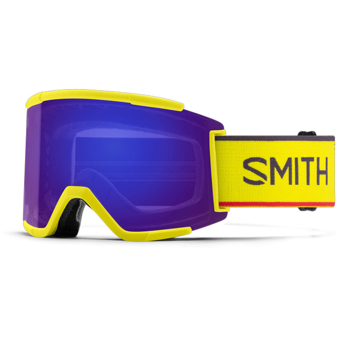 Smith Squad XL  High Voltage/ChromaPop Everyday Violet Mirror/Chromapop Storm Blue Sensor Mirror Snow Goggles