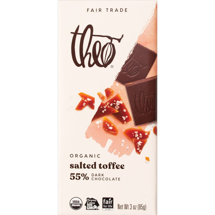 Theo's Salted Toffee 55% Dark Chocolate