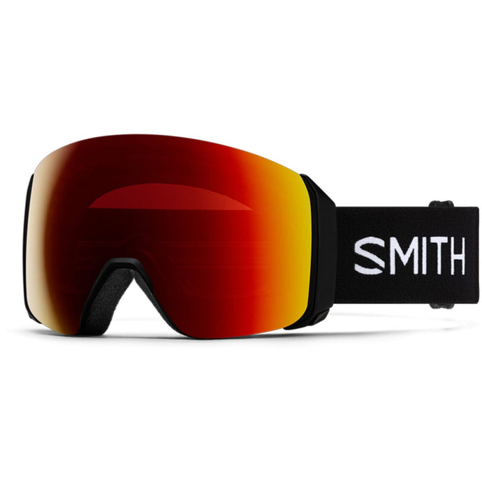 Smith 4D Mag XL Black/ChromaPop Sun Red Mirror/Chromapop Storm Yellow Flash Snow Goggles