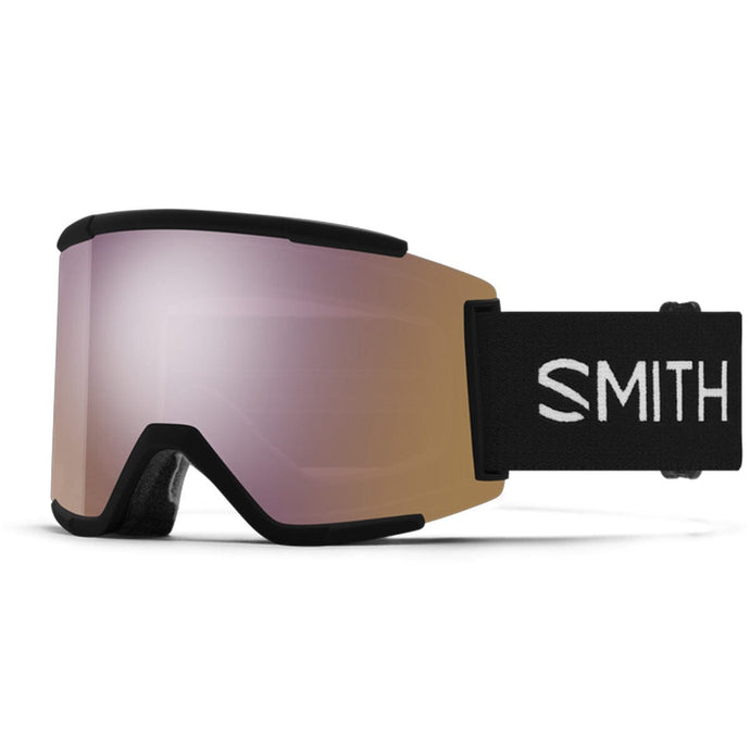 Smith Squad XL  Black/ChromaPop Everyday Rose Gold Mirror/Chromapop Storm Blue Sensor Mirror Snow Goggles