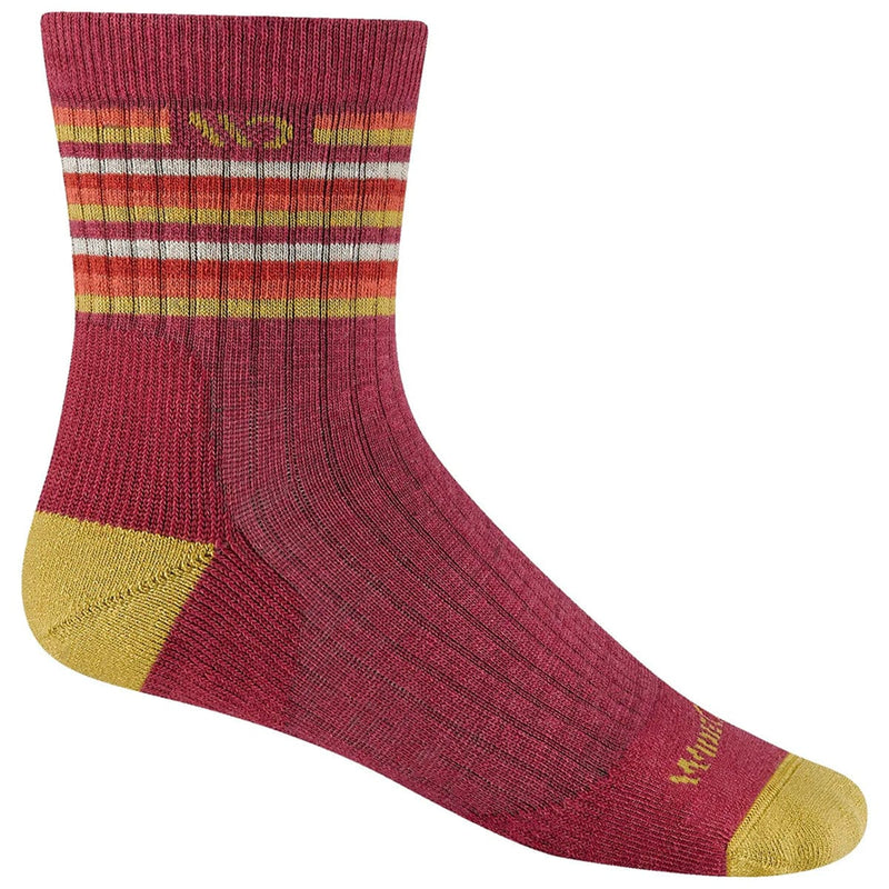 Load image into Gallery viewer, Wide Open by Darn Tough Women&#39;s Multi Stripe Midweight Micro Crew Sock
