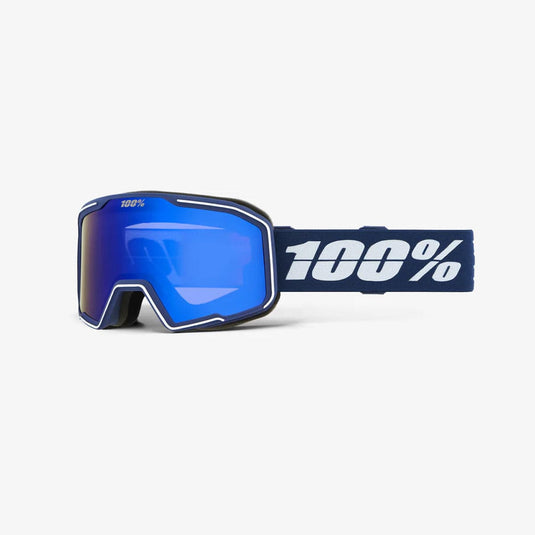 100% VALNOR Goggle Indigo - Mirror Blue Lens