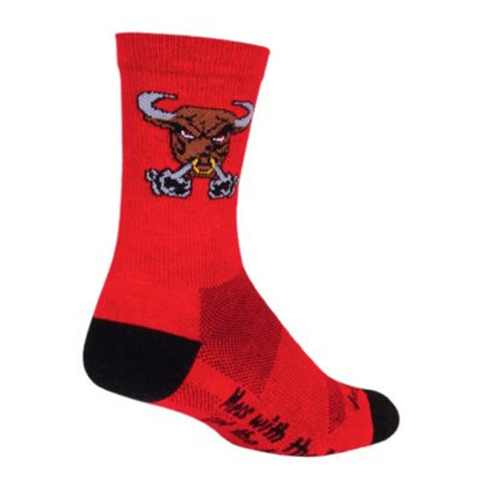 SockGuy Bullish 6 Inch Channel Air Crew Sock