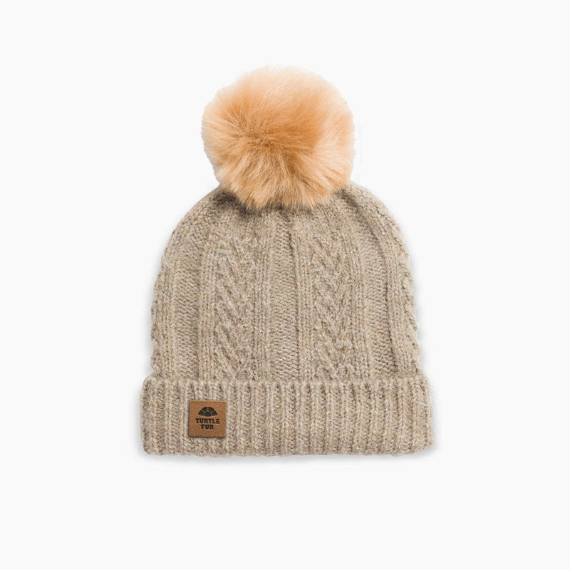 Load image into Gallery viewer, Turtle Fur Recycled Lindsey Pom Pom Hat
