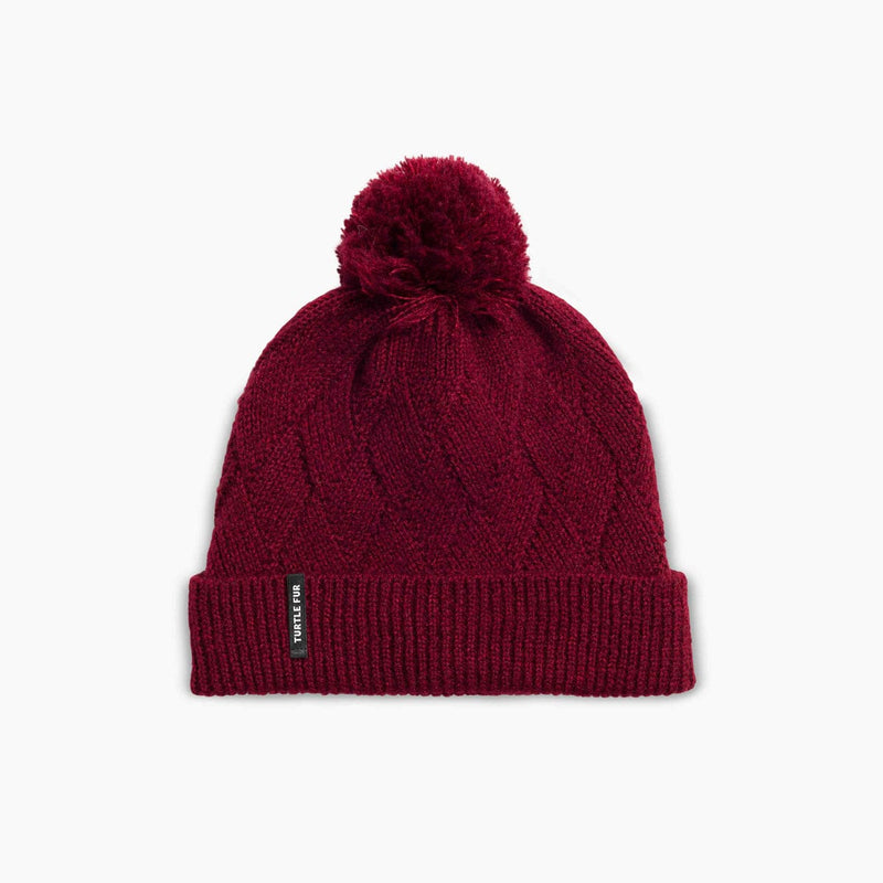 Load image into Gallery viewer, Turtle Fur Recycled Victoria Pom Pom Hat
