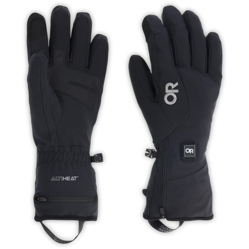 Load image into Gallery viewer, Outdoor Research Men&#39;s Sureshot Heated Softshell Gloves
