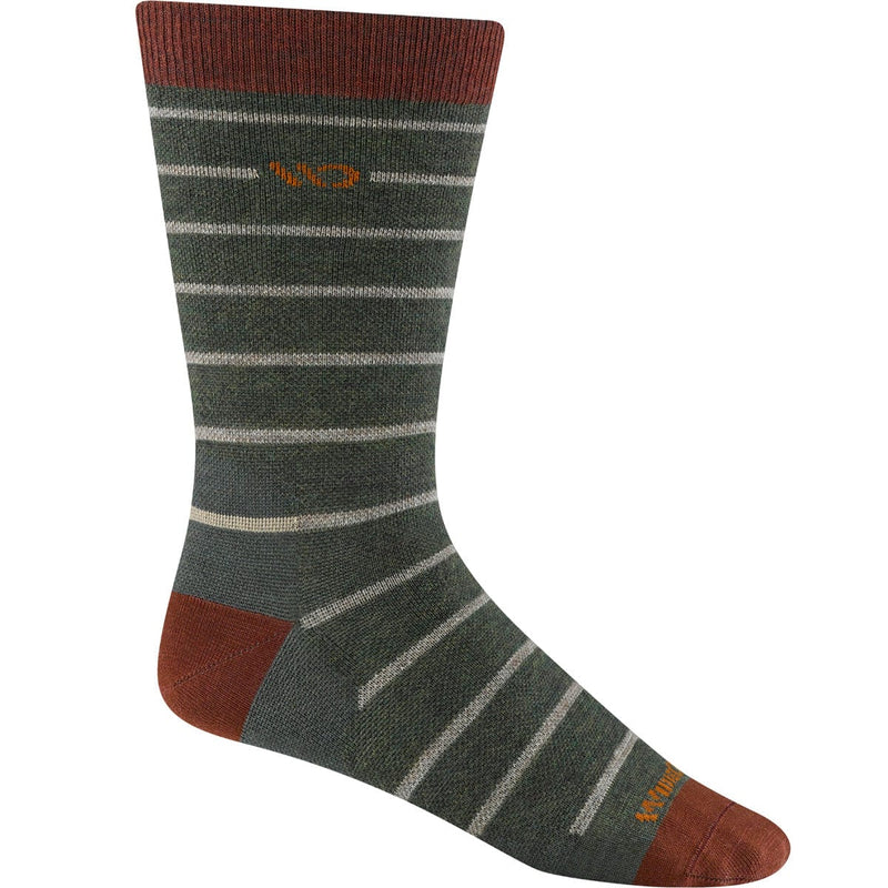 Load image into Gallery viewer, Wide Open by Darn Tough Men&#39;s Horizontal Pinstripe Lightweight Crew Sock
