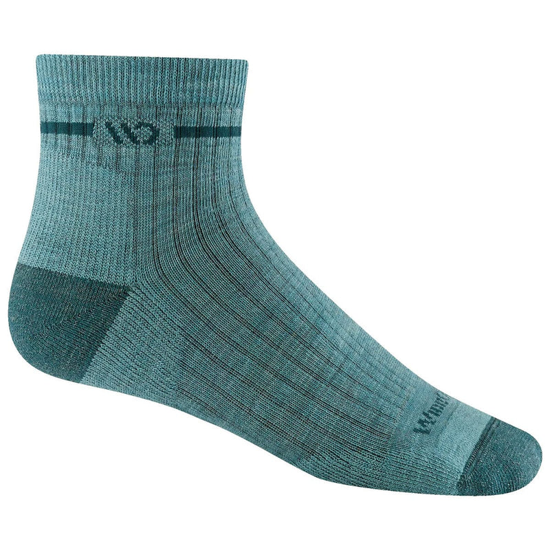 Load image into Gallery viewer, Wide Open by Darn Tough Women&#39;s Single Stripe Midweight Quarter Sock
