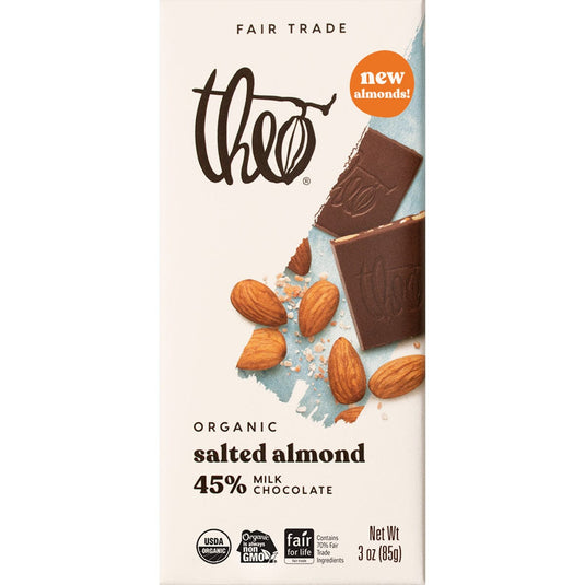 Theo's Salted Almond 45% Milk Chocolate