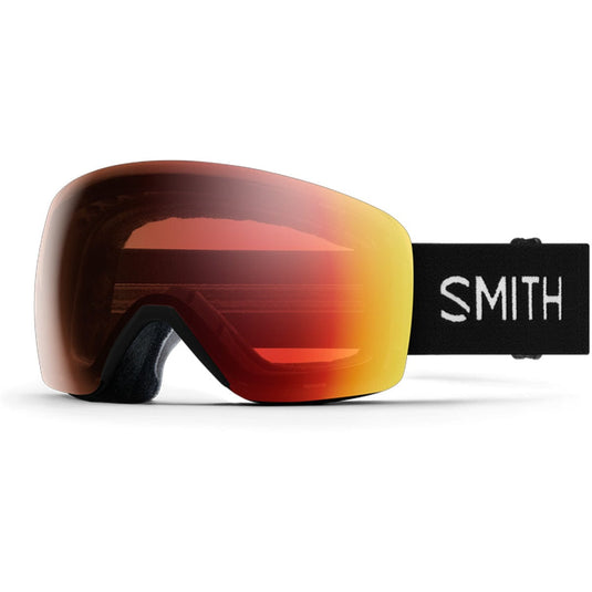 Smith Skyline Photochromic  Black/ChromaPop Pro Photochromic Red Mirror Snow Goggles