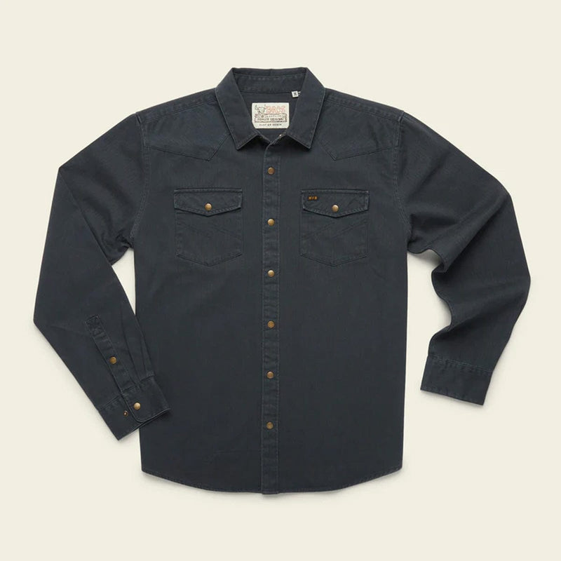 Load image into Gallery viewer, Howler Brothers Sawhorse Work Shirt - Crow Black
