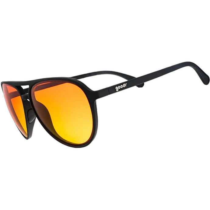 goodr Mach G Sunglasses - Clear & Resin Danger