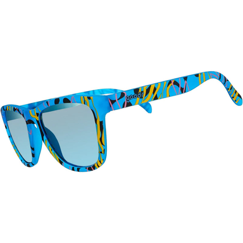 Load image into Gallery viewer, goodr OG Sunglasses - Boozy Blue Mystery Drink
